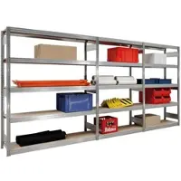 Regalwerk BERT Großfachregal Grundfeld HxBxT 2000x1285x600mm