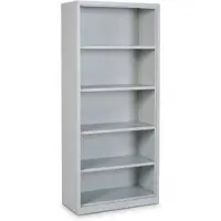 Ceha Büro- und Stahlaktenregal 80 cm Breite mit 4,5 Ordnerhöhen in RAL7035 (lichtgrau)