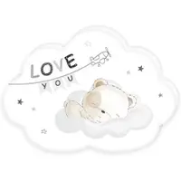 Baby Best Dekokissen "BabyBest Sleeping little bear" hochfarbig bedruckt