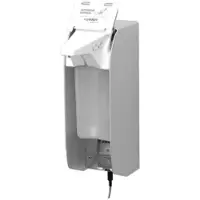 Ophardt hygiene ingo-man plus DHP Touchless Seifen-/Desinfektionsmittelspender, Berührungsloser Seifen- und Händedesinfektionsmittelspender aus Aluminium, Mit Netzanschluss, E A