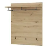 Sconto Garderobenpaneel ¦ holzfarben ¦ Holzwerkstoff,Metall,Kunststoff ¦ Maße (cm): B: 86 H: 101 T: 29.6