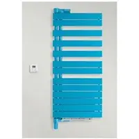 Zehnder Roda Twist Air Spa Design-Elektroheizkörper ZRE30255G600000 ROER-140-55/IPS, 1344 x 550 mm, Telegrey 2, RAL 7046