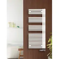 Zehnder Design-Heizkörper Forma Asym, links, 1.161 x 60 x 596 mm, Weiß Matt, Wärmeleistung nach EN 442 geprüft