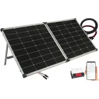 Revolt Solarstrom-Set: MPPT-Laderegler mit 240-Watt-Solarmodul, bis 20 A, App