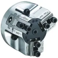 Rohm Kraftspannfutter KFD 160, 3-Backen, gewichtserleichert, Zylindrische Zentrieraufnahme