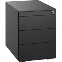 C+P Stahl-Rollcontainer, 563x430x581mm, 9005/9005