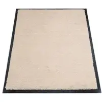 Miltex Schmutzfangmatte Eazycare Style, eckig, antistatisch, UV-beständig, waschbar, High-Twist-Nylon & Niltrilgummi, 850 x 1500 mm, hellelfenbein