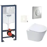 GROHE SAT Infinitio Wand-WC Set für Vorwandmontage SIKOGRSIN10SA