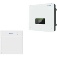 SOFAR HYD 8KTL-3PH Hybrid mit BTS E5-DS5 5kWh Hochvolt Solarspeicher