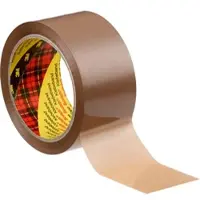 3M Scotch Verpackungsklebeband 369, Braun, 50 mm x 66 m, 0,043 mm