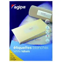 Agipa Universal-Etiketten, 210 x 297 mm, weiá, rechteckig