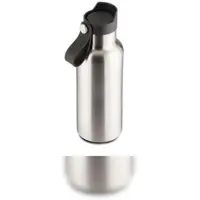 Weis 12671 Edelstahl Trinkflasche vakuumisoliert 500ml silber