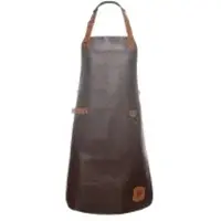 Karlowsky Fashion Karlowsky Leder Latzschürze, 60 x 82 cm LS 23-17-Stck , Farbe: mokka