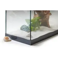 LEDaquaristik GmbH Aquarium Kiesblende Vario auf Wunschmaß in Grau meliert 5cm 60cm 190cm