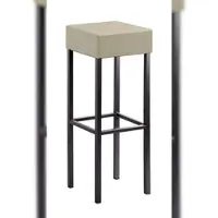 Mayer Barstuhl Sitzmöbel 1136 34 x 34 x 92 cm Stahl schwarz /taupe