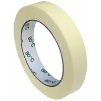 VEPATIM 12x Kreppband Kreppklebeband Montageband PLUS bis 80° C beige 19mm x 50m