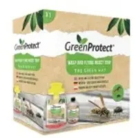 GreenProtect Green Protect Wasp and Flying Insect Trap Wespen Set, 2-teilig GPWT , 1 Set = 1 x Topf + 1 x 0,5 Liter Flasche