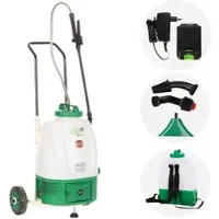 Ribimex Pila 16 Batteriebetriebene Sprühpumpe mit Fahrgestell 16 Liter 20 V 2 Ah