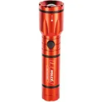 Holex LED-Taschenlampe mit Batterien, rot