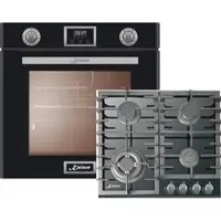 Kaiser Herdset EG 6374 Sp Gasbackofen + KCG 6383 Gaskochfeld 60 cm