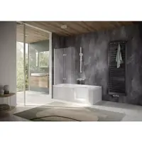 Hsk Design-Heizkörper „Line Pro“ mit Antikorrosionsschutzschicht 60 × 177,5 cm in Weiß