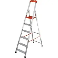 Gierre Stabila AL730DS - 6 Stufen, 1,96 m - Aluminium-Stehleiter