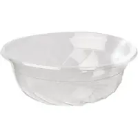 Papstar 10 X 50 Feinkost- und Salatschalen, PLA "pure" rund 950 ml Ø 17,5 cm · 6,2 cm transparent