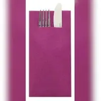 Sovie HORECA Besteckserviette Violett aus Linclass Airlaid 40 x 40 cm, 75 Stück