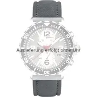 Sinn Leder Lederarmband Alcantara 22mm/18mm BK5122-5001-300A - grau