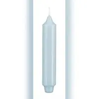 Kopschitz Kerzen Kerzen Punchkerzen Klarlack Hochglanz Hellblau, 250 x 30 mm, 12 Stück