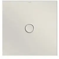 Bette BetteFloor Duschwanne mit Minimum-Wannenträger und BetteGlasur Plus, 800x800mm, 5831-423PLUS,T1