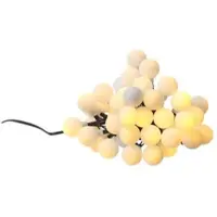 MARELIDA LED Solar Lichterkette BERRY - 30 warmweiße LED - L: 4,5m - Dämmerungssensor - für Außen