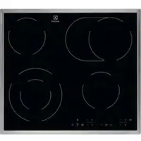 Electrolux LRR6436M, Schwarz, Integriert, 60 cm, Keramik, Keramik, 4 Zone(n)