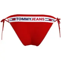 Tommy Hilfiger gestreiftes Bikinihöschen dunkelblau
