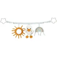 Sterntaler Kinderwagenkette "Edda", blau (helltürkis), Greifspielzeug, BabyL:55cm, Baumwolle, Polyester, Kinderwagenkette, L:55cm