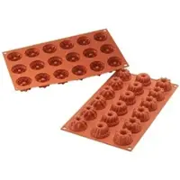 Schneider Silikon-Backform, Mini Fantasy, rot 115215 , Maße: 40 x 22 mm