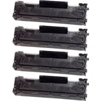 Ampertec 4 Kompatible Toner ersetzt Canon 728 Multipack schwarz