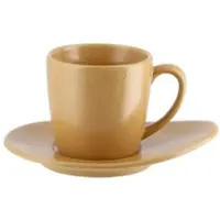 ASA Espressotasse mit Untertasse Cuba Espresso Ochre 60 ml