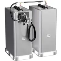 Schutz Dieseltankanlage VET 2.000 oder 3.000 l inkl. PIUSI-Pumpe ohne/mit Filter, 72 l / min. - für Nutzfahrzeuge / 2 x 1000 Liter Tank