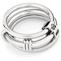 Liebeskind berlin Ringe - Edelstahl The Layer-Ring - Gr. 54 - in Silber - für Damen