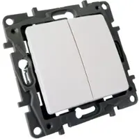 Legrand Doppeltaster SL 6A 250V Niloe eco 764508 5087 / 664508