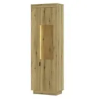 Sconto Vitrine Delamar ¦ holzfarben ¦ Maße (cm): B: 62 H: 198 T: 40.0