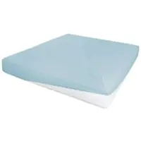 Möbel Kraft Jersey-Elastan Boxspringlaken , blau , Maße (cm): B: 190 H: 28