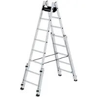 Proregal Sprossen-Stehleiter treppengängig 2x8 Sprossen