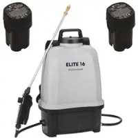 Volpi ELITE 16 - Rückenspritzpumpe mit Akku - 2X 14,4 V 2 Ah - 8 bar