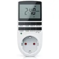 Bearware 1x Zeitschaltuhr LCD-Display / 3680W / 10 konfigurierbare Programme
