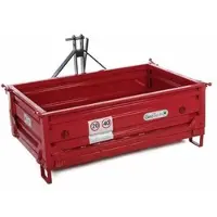 Geotech Heckcontainer für Traktor TRP 160 - kippbar - 3 abnehmbare Bordwände