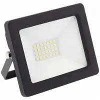 GTV 30w LED Außenbereich Strahler Leuchte IP65 in schwarz Eckig|Kaltweiß
