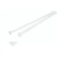 KS Handel 24 Duschvorhangstange 55-90 cm weiss extra kurz Sondermaß
