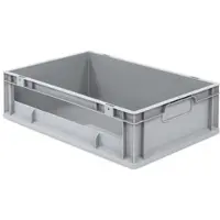 Proregal Eurobox NextGen Insight | HxBxT 17x40x60cm | 34 Liter | Seite offen | Eurobehälter, Transportbox, Transportbehälter, Stapelbehälter